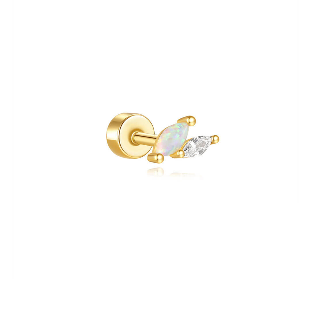 Monika – Boucles d'oreilles délicates au charme subtil.