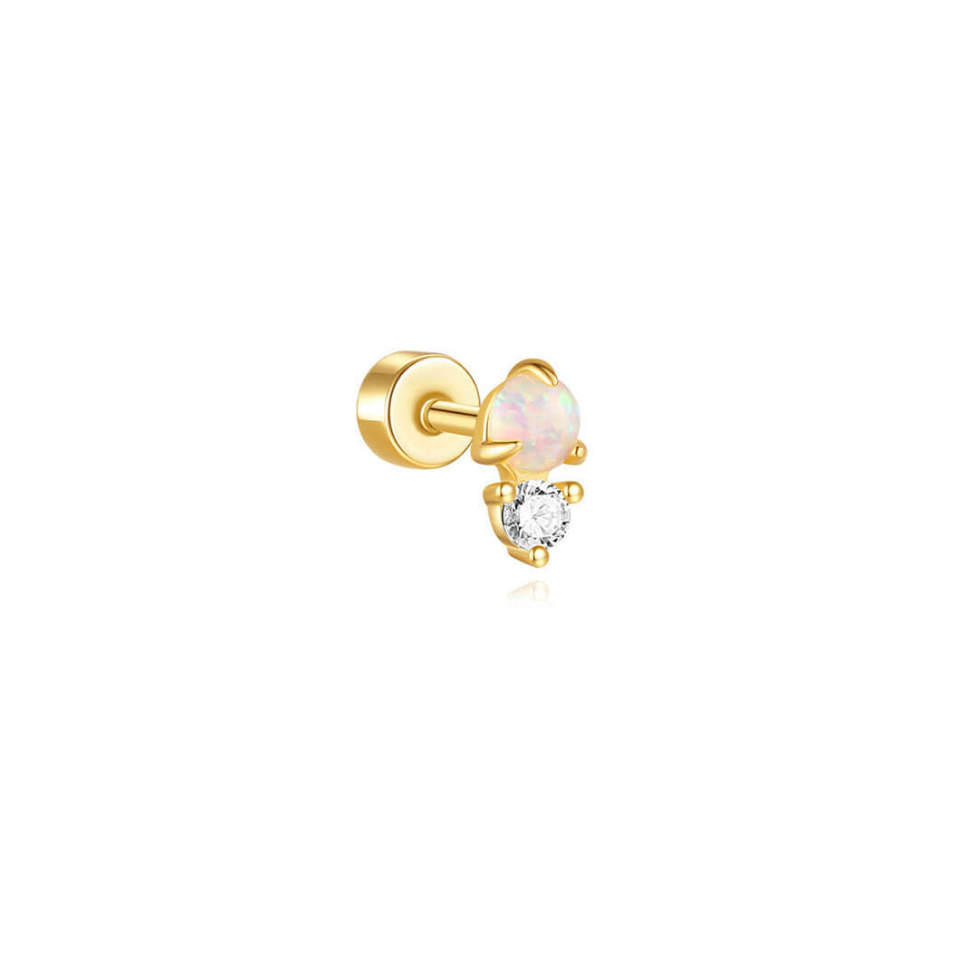 Monika – Boucles d'oreilles délicates au charme subtil.