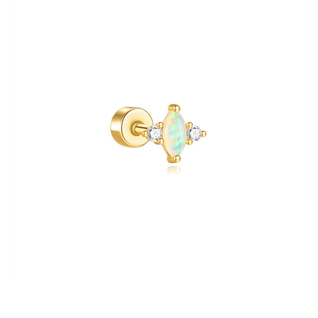 Monika – Boucles d'oreilles délicates au charme subtil.