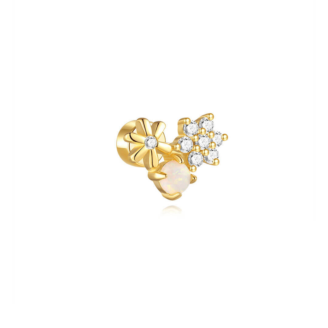 Monika – Boucles d'oreilles délicates au charme subtil.