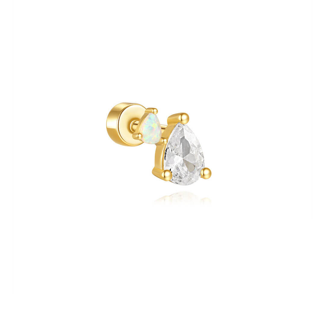 Monika – Boucles d'oreilles délicates au charme subtil.