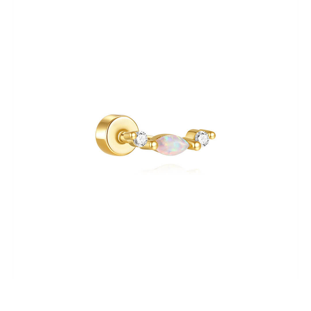 Monika – Boucles d'oreilles délicates au charme subtil.