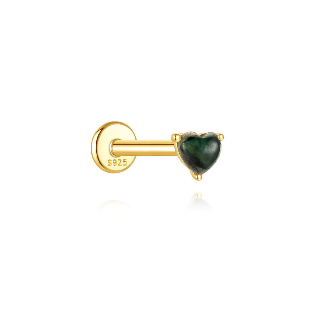 Annika – Boucles d'oreilles en or au design élégant et contemporain.
