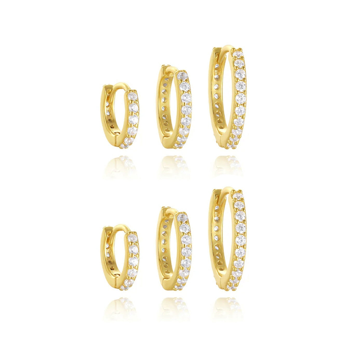 Anneliese – Boucles d'oreilles dorées au design délicat