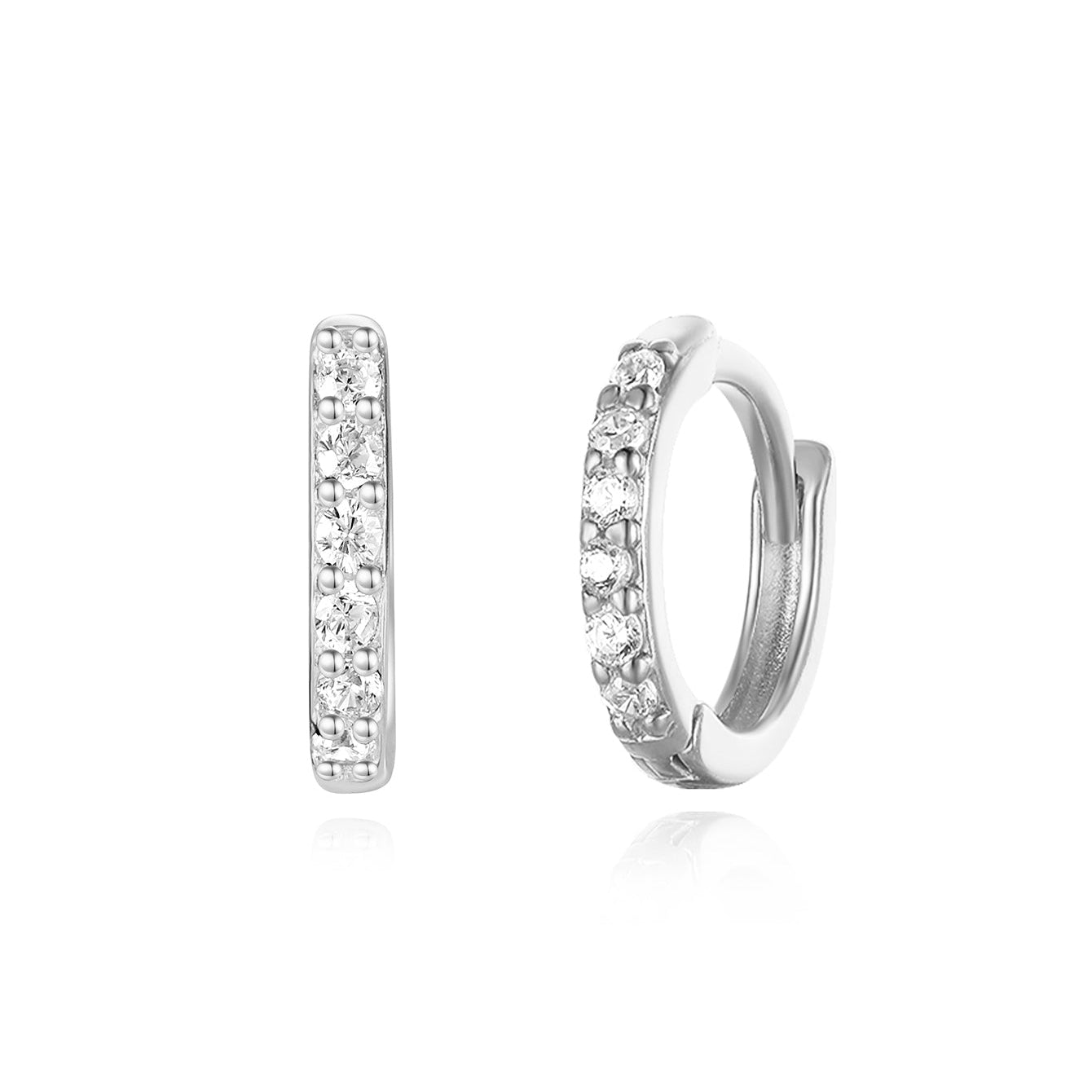 Nora – Boucles d'oreilles en or au design minimaliste et délicat.