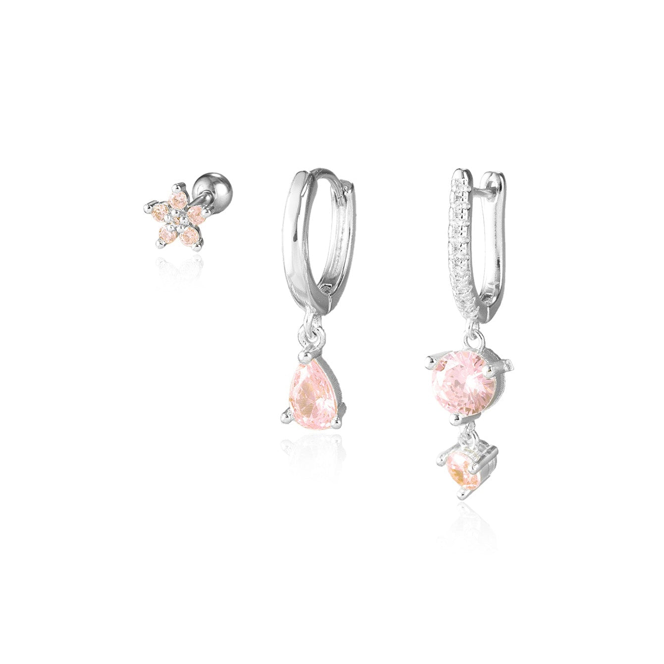 Antonie – Boucles d'oreilles en or au fini éclatant.