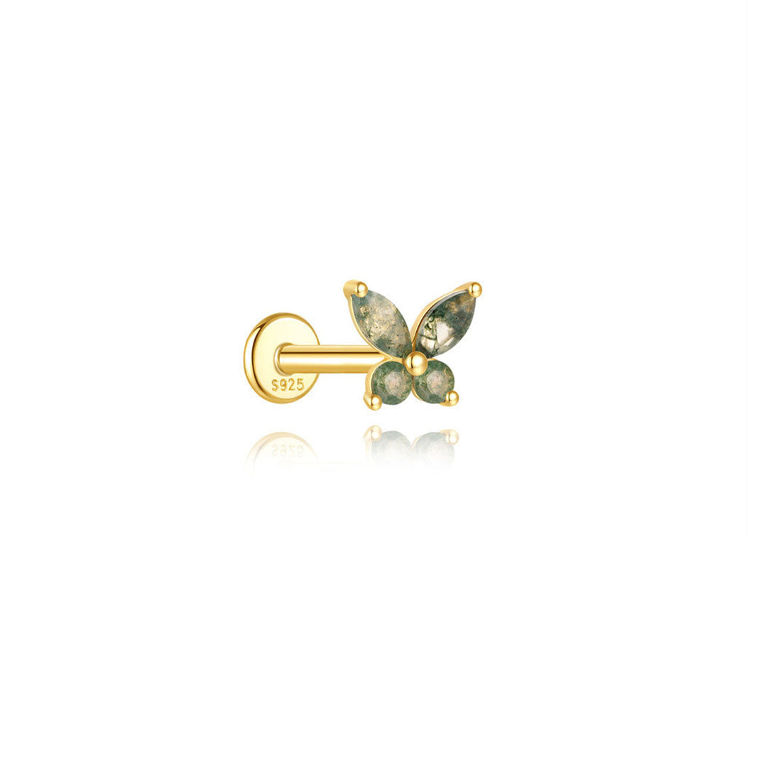 Elina – Boucles d'oreilles en or au éclat délicat