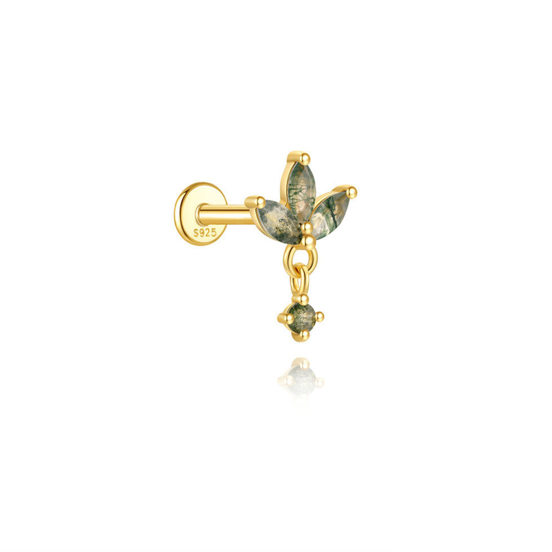 Elina – Boucles d'oreilles en or au éclat délicat