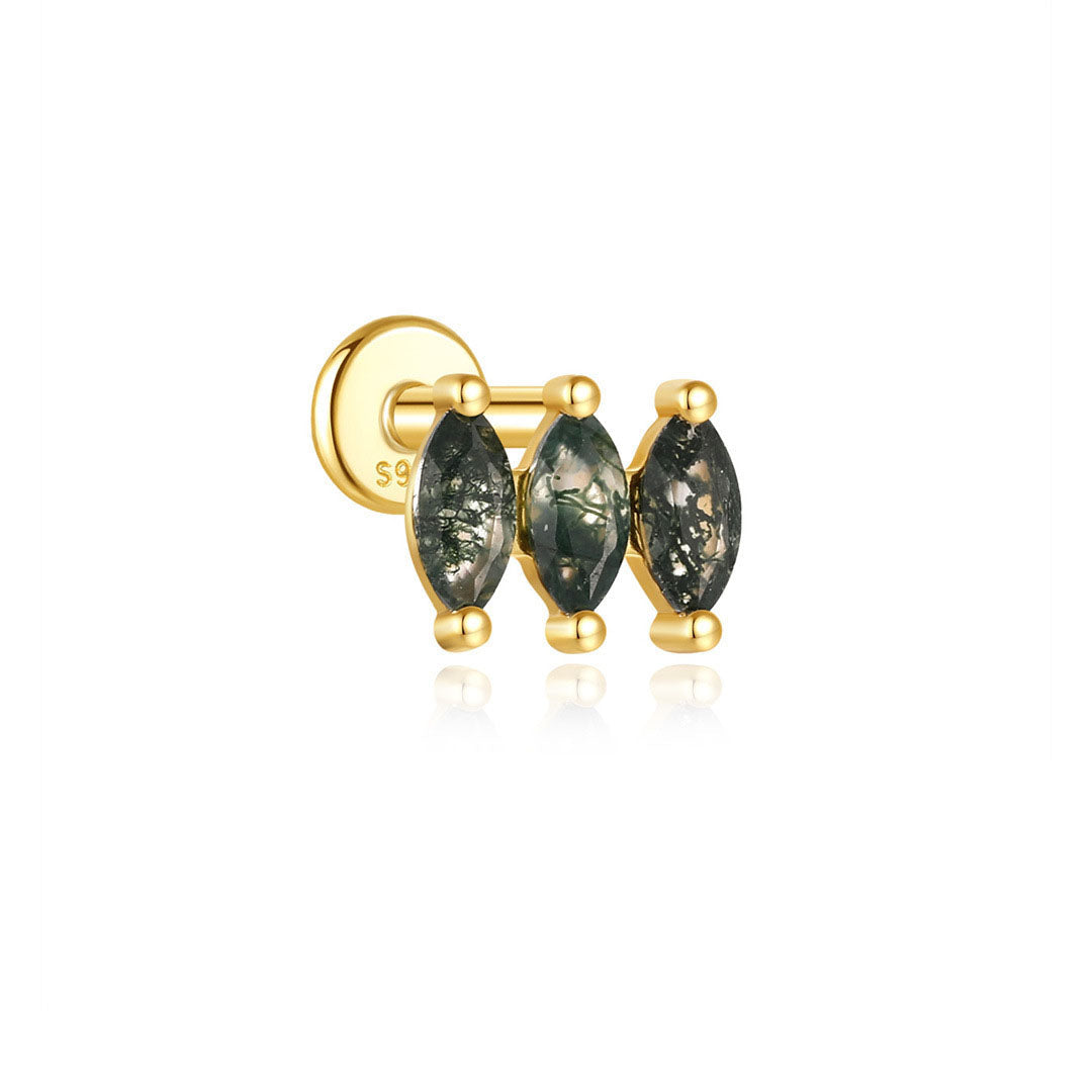 Elina – Boucles d'oreilles en or au éclat délicat