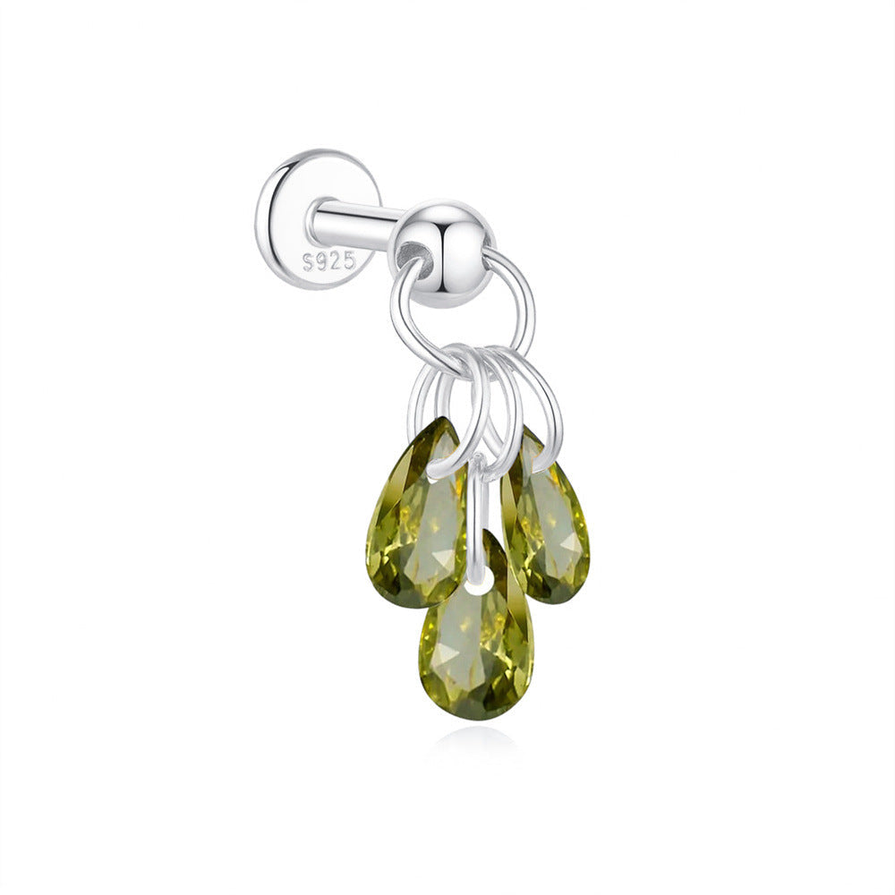 Jasmina – Boucles d'oreilles en or au design épuré et élégant.