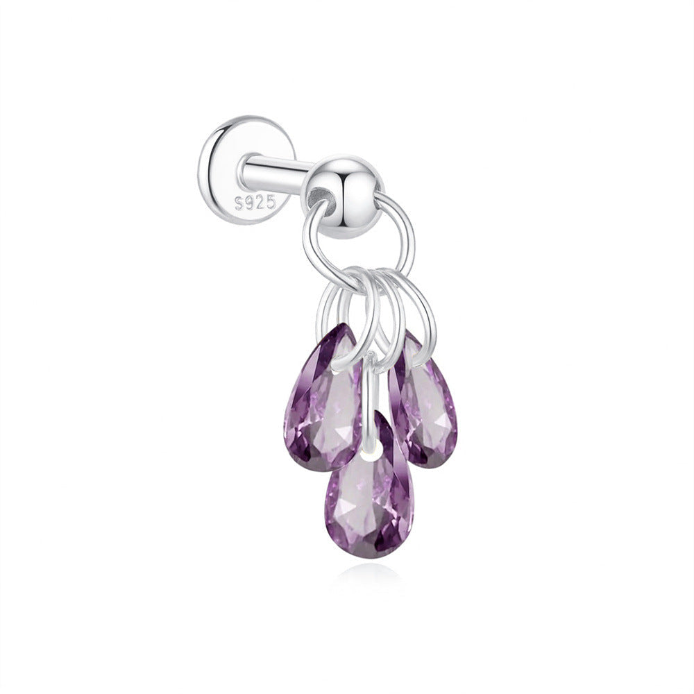 Jasmina – Boucles d'oreilles en or au design épuré et élégant.