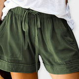 Shorts à Ceinture Ajustable