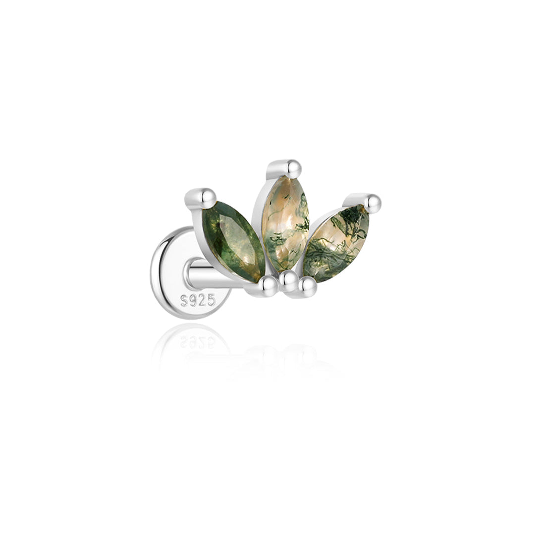 Sofie-Marie – Boucles d'oreilles en or élégantes avec un design fluide.