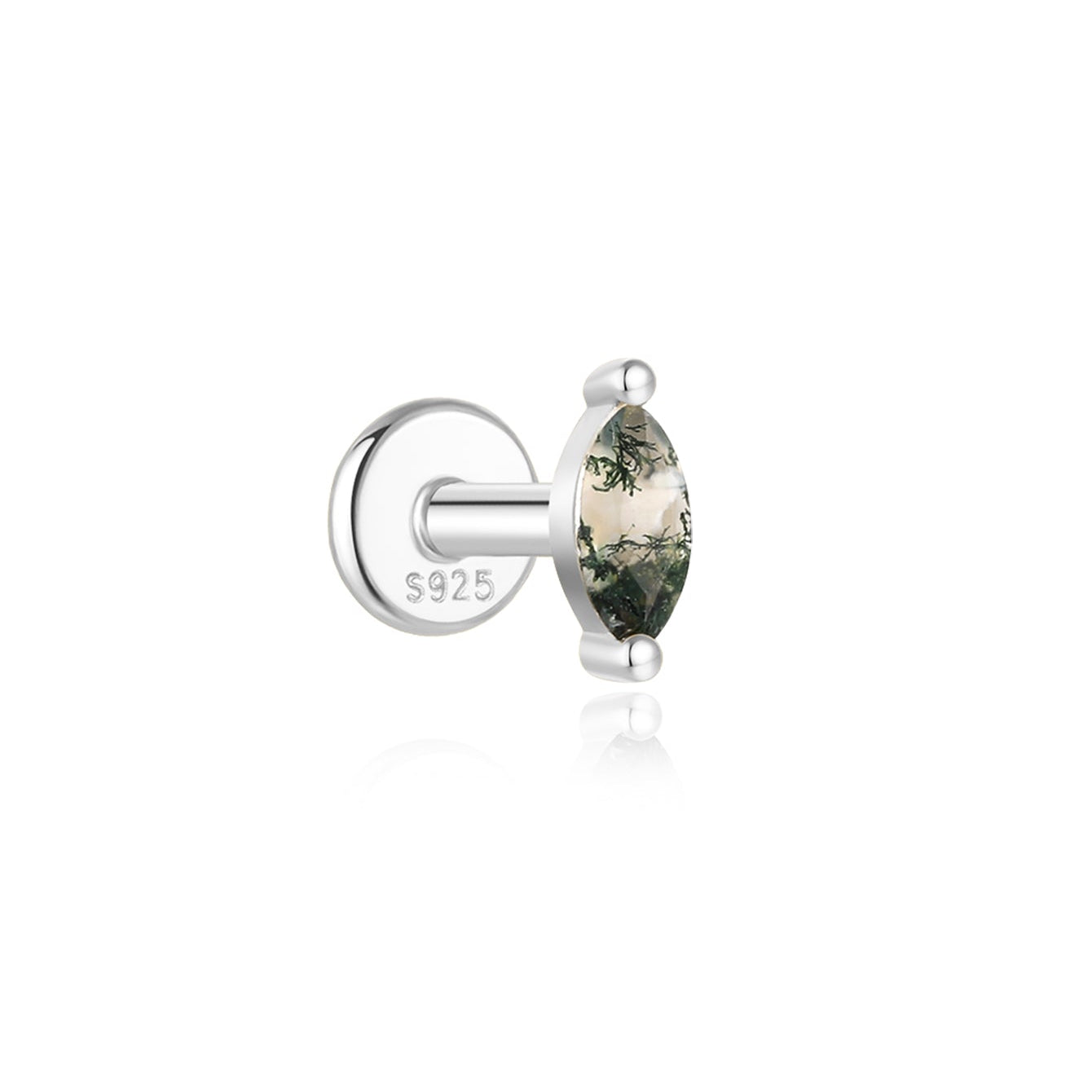 Sofie-Marie – Boucles d'oreilles en or élégantes avec un design fluide.
