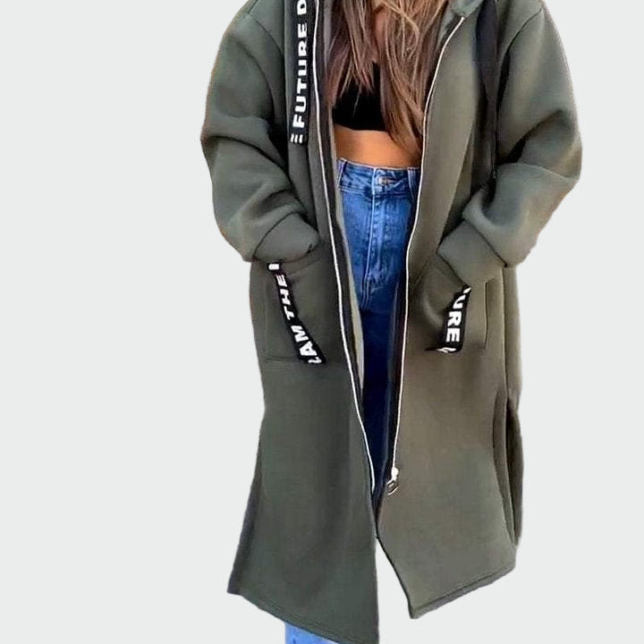 Longue Manteau à Capuche