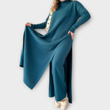 Robe Maxi Tricotée à Coupe Relaxed