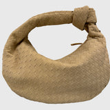 Celeste | Sac Moyen en Suédine Tressée avec Nœud