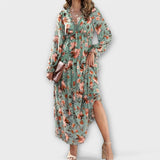 Maxi Robe à Motif Floral