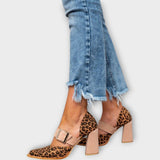 Sandales Lion à Talon Solide