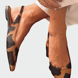 Léonora | Élégantes Slingbacks à Bout Pointu avec Imprimé Animal