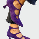 Escarpins vintage à talon bas