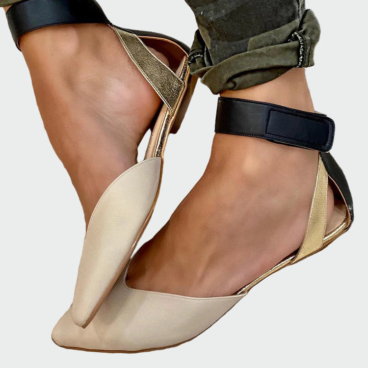 Sandales chic à talons bas