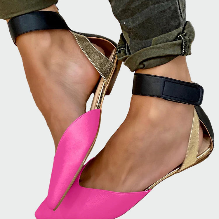 Sandales chic à talons bas