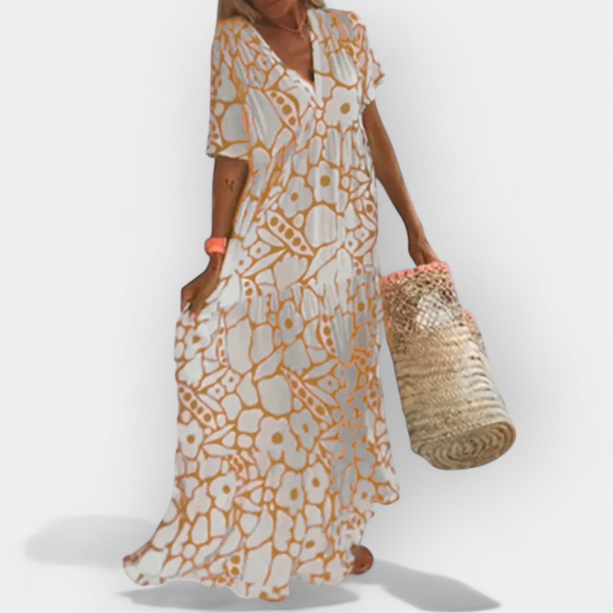 Robe d'été légère à motifs