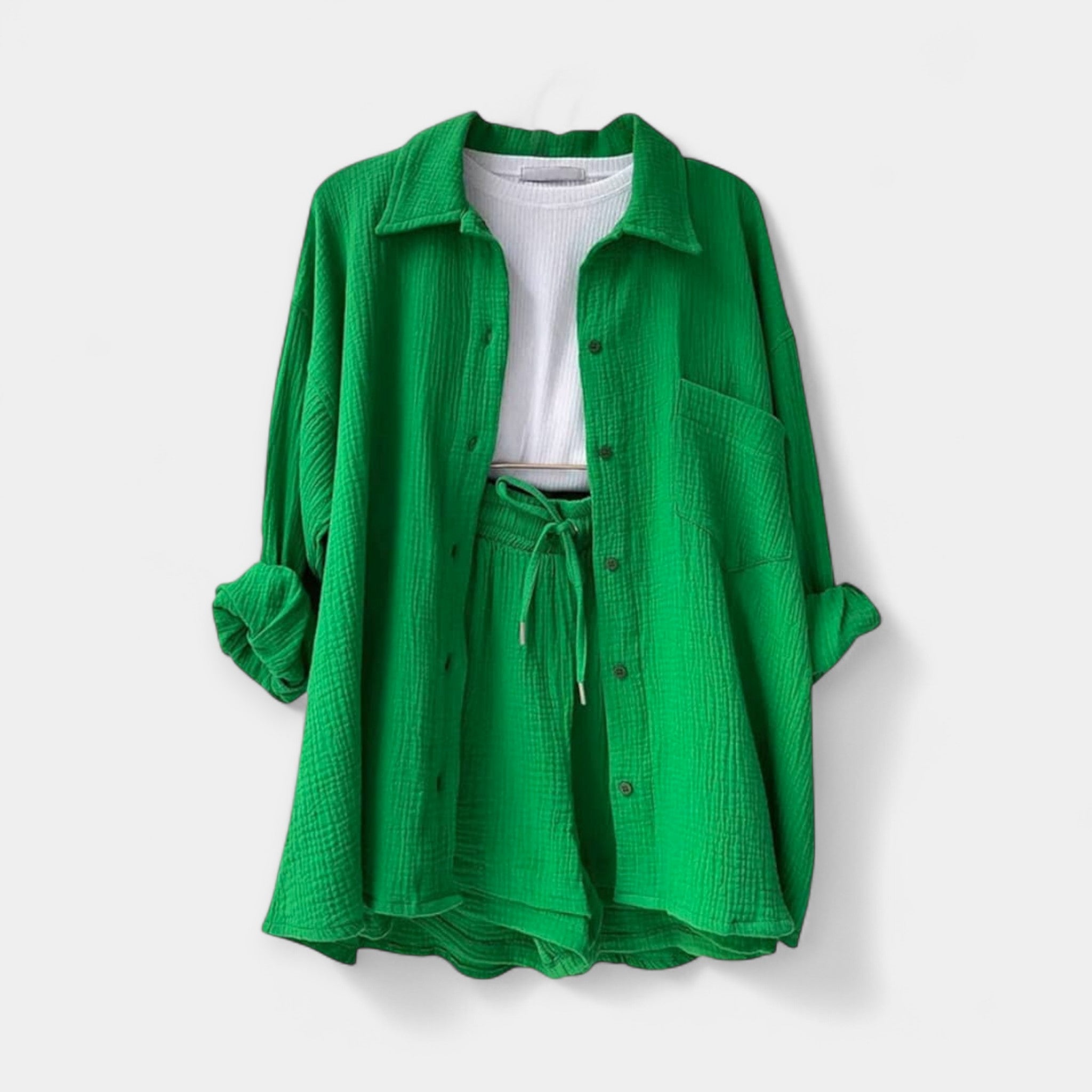 Ensemble d'Été Bicolore : Haut et Short