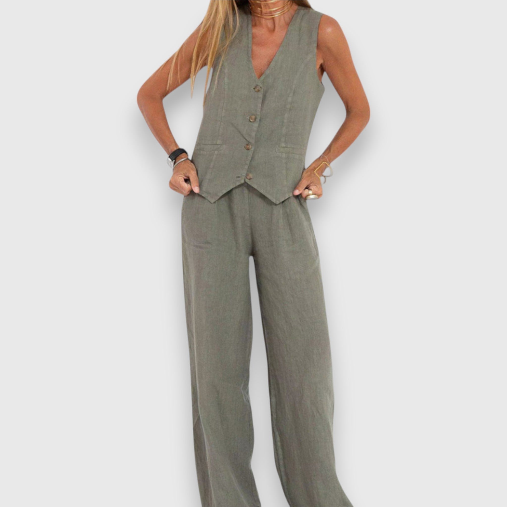 Ensemble Léger en Deux Pièces pour l'Été