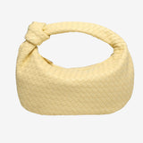 Giselle | Sac Bandoulière Tressé Moyen avec Nœud