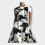 Robe Maxi au Style Artistique Élégant