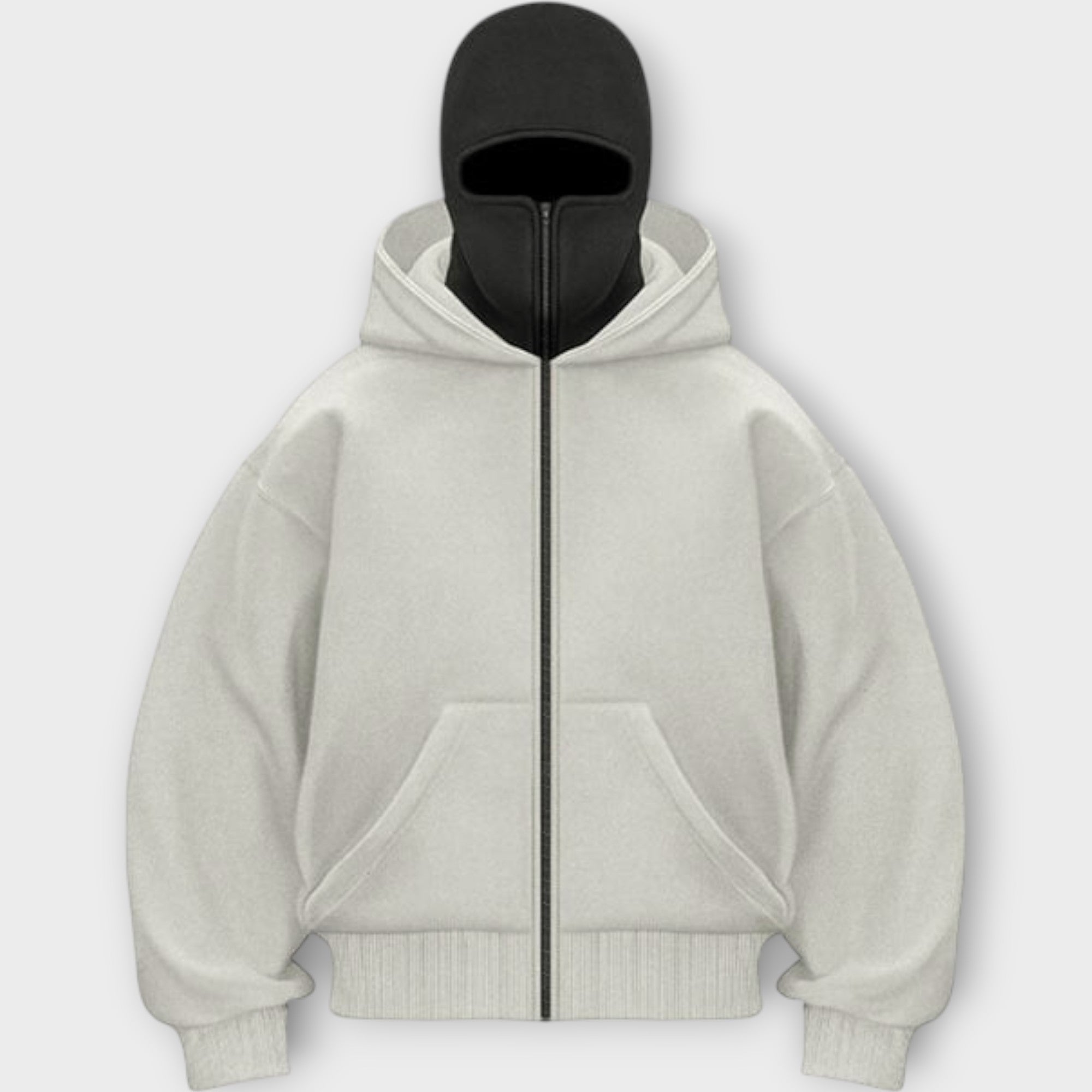 Pull à Capuche avec Zip Avant