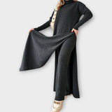 Robe Maxi Tricotée à Coupe Relaxed