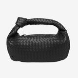 Giselle | Sac Bandoulière Tressé Moyen avec Nœud