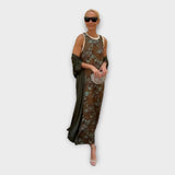 Maxi Robe à Motifs Floraux