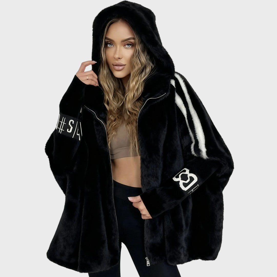 Lona - Manteau d'hiver douillet avec capuche