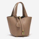 Glaiza | Élégant Sac à Main Bucket avec Fermeture Gold-Lock