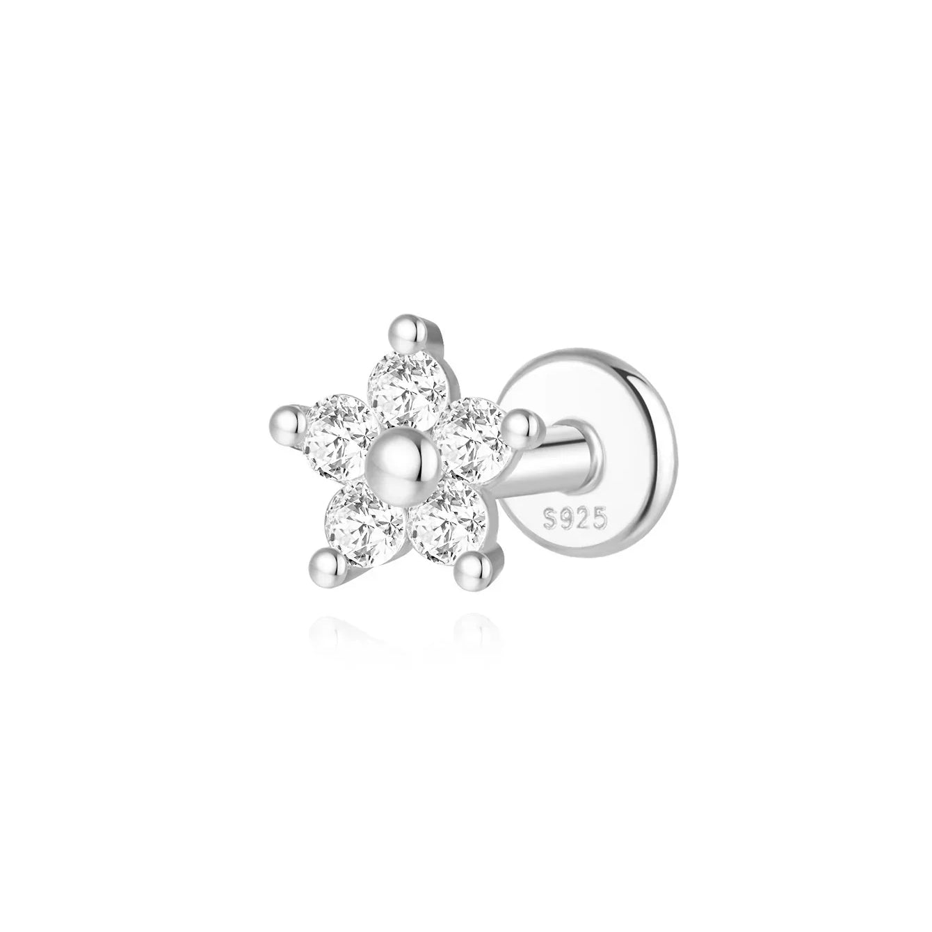 Eva-Marie – Boucles d'oreilles en or délicates au design fluide.