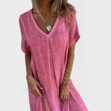 Robe à décolleté en V