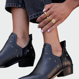 Ankle Boots with Star Details