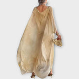 Maxi Kaftan en Tissu Transparent