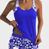 Confortable bikini à motifs floraux