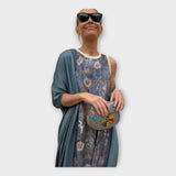 Maxi Robe à Motifs Subtils