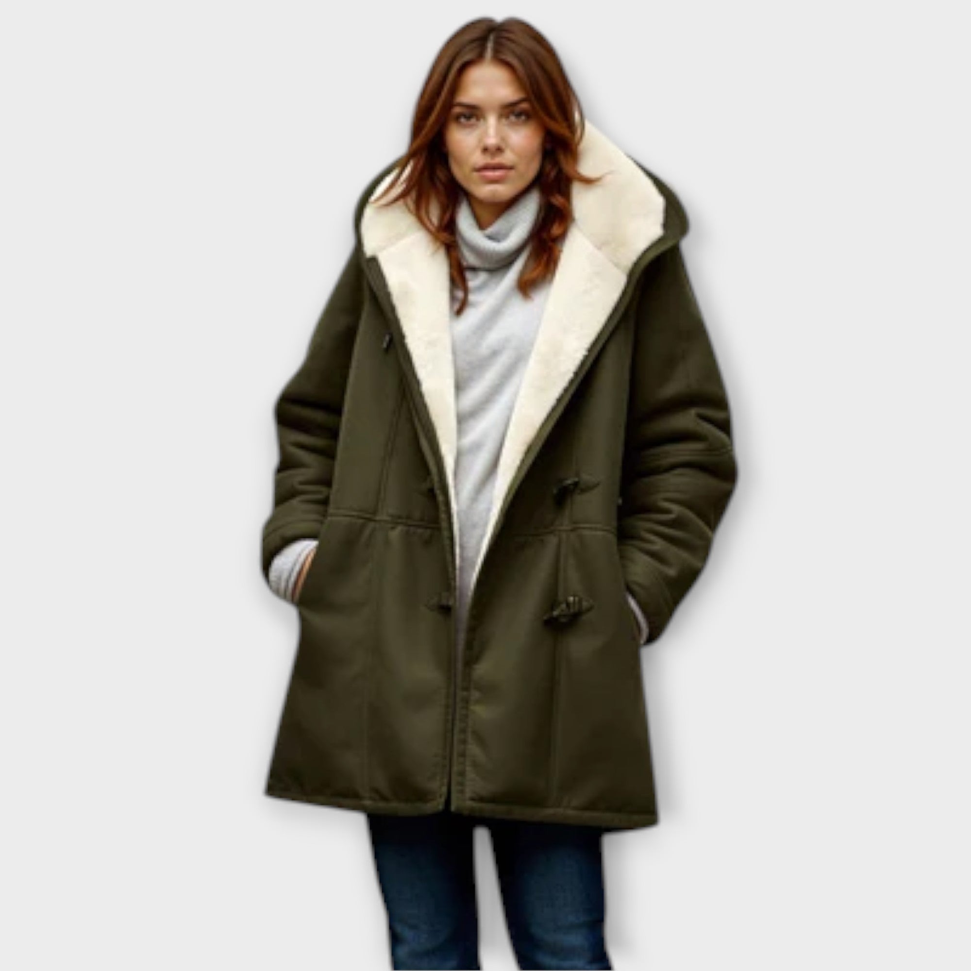 Antonia - Manteau Douillet avec Doublure en Fleece