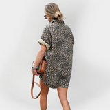 Combinaison à Imprimé Léopard