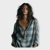 Robe chemise au style décontracté et élégant