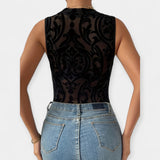 Body Sexy en Tissu Texturé