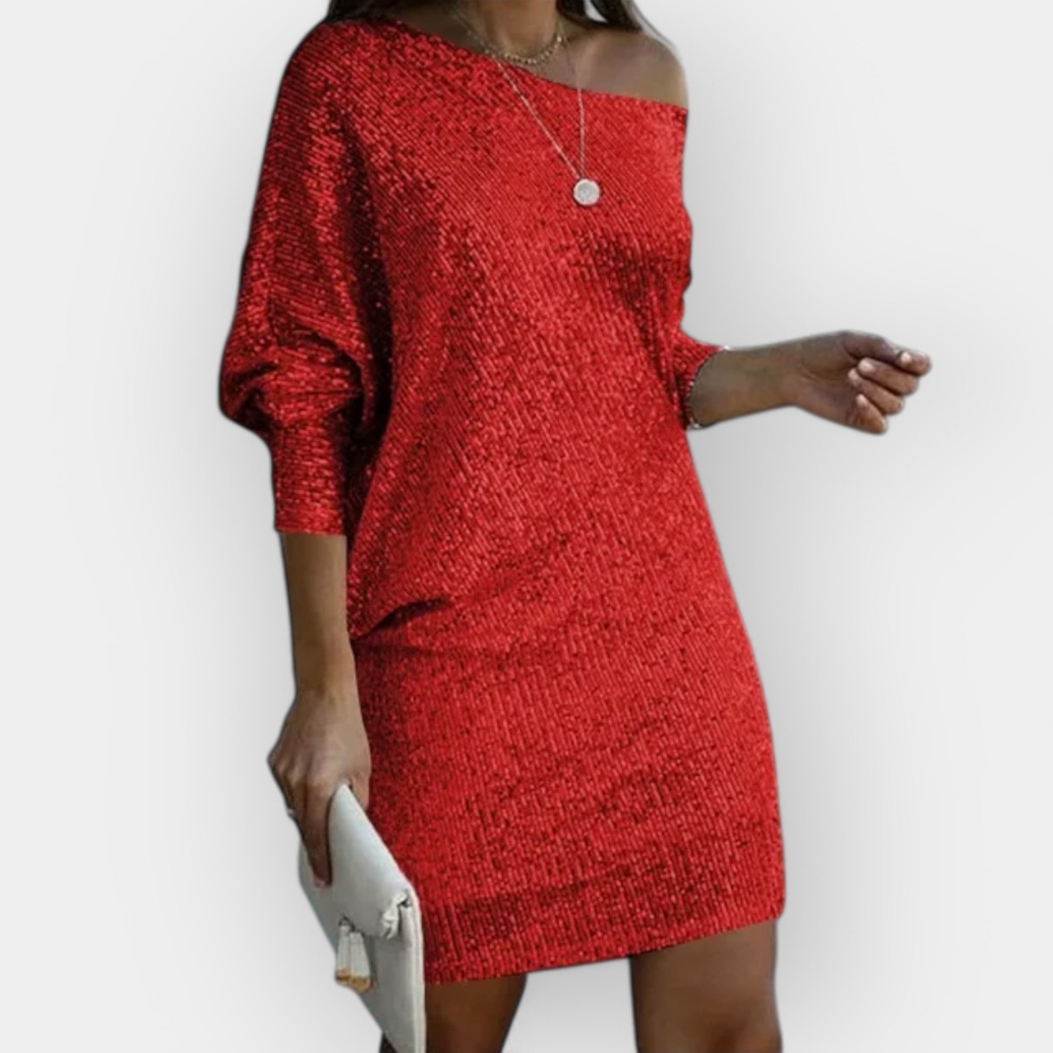 Robe de Soirée Éclatante en Paillettes