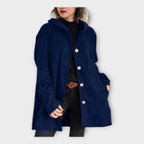Longue Manteau Quotidien avec Capuche
